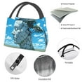 Gaeub Cracked Earth Head Tree Collapsible Cooler Bag Insulated