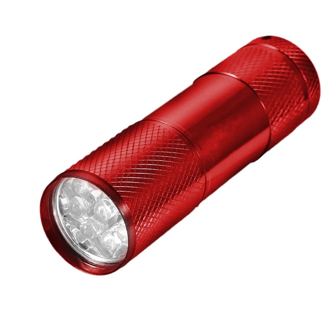 Oubit LED Flashlight,4.5V 9LED UV Flashlight Jade Appraisal Flashlight UV Flashlight High-End Performance