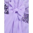 thumbnail image 6 of YONGHS Kids Girls Sequins Ballet Dance Gymnastics Leotard Dress Lyrical Dancewear 2-14, 6 of 7