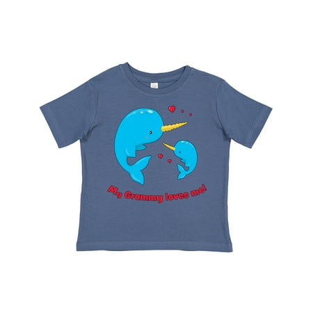 

Inktastic My Grammy Loves Me Gift Toddler Boy or Toddler Girl T-Shirt