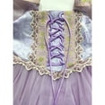 thumbnail image 4 of Girls Rapunzel Puff Sleeve Princess Dress Halloween Christmas Cosplay Party Costume, 4 of 6
