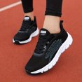 thumbnail image 1 of Zapatillas de deporte de malla ligera para mujer, con cordones en la parte superior baja, cómodas y cómodas, con punta redonda, informales, para caminar, zapatos deportivos para mujer, 1 of 4
