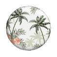 thumbnail image 2 of Easygdp Vintage Palm Trees Wheel Sun Guard, Spare Tire Cover,Universal Trailer Suv Truck Camper Travel,Easy To Install And Remove -15 Inch, 2 of 9