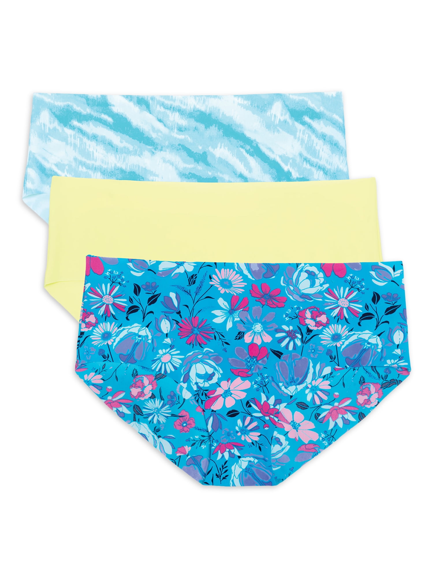 No Boundaries Junior’s No Show Hipster Panty, 3Pack, StyleNB482PK