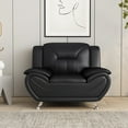thumbnail image 2 of Sanuel 47.3" Wide Faux Leather Club Chair, 2 of 5