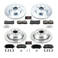thumbnail image 3 of PowerStop Front and Rear Z23 Evolution Sport Carbon-Fiber Ceramic Brake Pad and Drilled & Slotted Rotor Kit Fits: CHEVROLET GMC Select Models K7228, 3 of 10