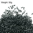 thumbnail image 3 of 50g Crushed Glass Chips 1-3mm, Bright Black, 3 of 5