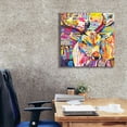 thumbnail image 3 of Epic Graffiti 'Funky Deer' by Grey, Giclee Canvas Wall Art, 26"x26", 3 of 6