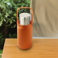 thumbnail image 5 of Gnmfd Large Capacity 32oz Insulated Stainless Steel Water Bottle with Tea Filter, Vacuum Thermal Flask for Outdoor Sports Travel Hiking Gym Office, Keeps Hot Cold Drinks, Wide Mouth Easy Clean, 5 of 5