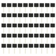 thumbnail image 1 of Unique Bargains 3' Paint Sponges for Painting, 50 Pack Rectangle Painting Sponge Foam Brush Wooden Handle, Black, 1 of 7