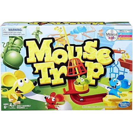 Classic Mouse Trap Family Board Game, for Ages 6 and up
