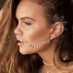 thumbnail image 4 of Cadena para la nariz Cadena para la nariz de acero inoxidable Piercing en la nariz Circonita cúbica Pendientes para la nariz con cadena Piercing para la nariz Joyería de cadena para mujeres y hombres Sincero Electrónica, 4 of 5