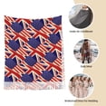 thumbnail image 6 of America British Flag Winter Scarfs for Women Pashmina Shawls Wraps for Evening Dresses Large Warm Soft Scarves, 6 of 7