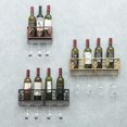 thumbnail image 2 of Wine Racks Bar Decor Industrial Home Metal with Wine Glass Holder, Wall-Mounted Vintage Wine Bottle Holder, Suspension Stemware Storage Rack, Wine Shelf for Bar/Kitchen/Cabinet, Black Organ, 2 of 4