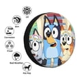 thumbnail image 6 of Lsque Bluey Pattern Tire Covers - Tough Tire Wheel Protector for Truck, SUV, Trailer, Camper, RV - 16 inch, 6 of 7