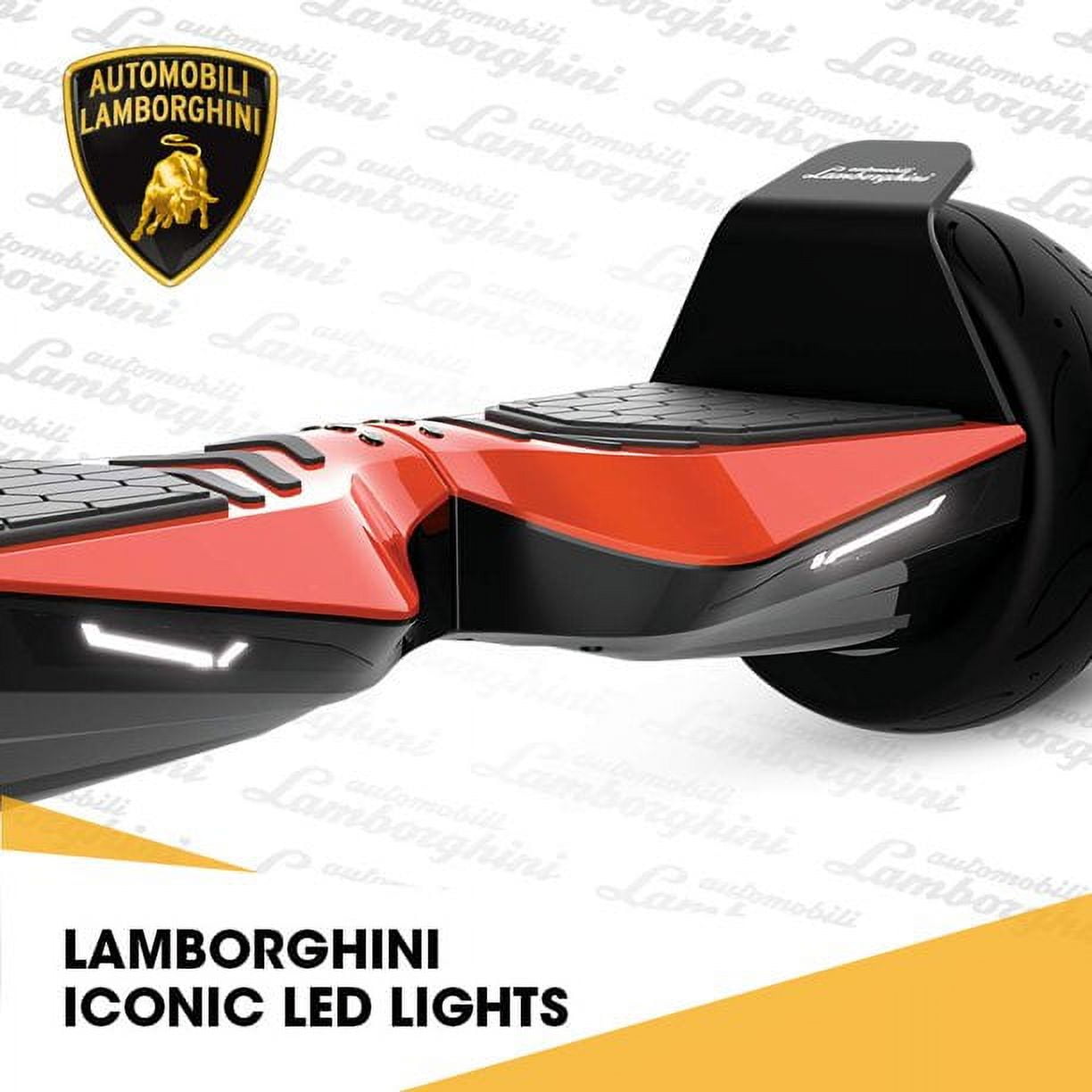 Lamborghini Hoverboard 8.5 Off Road Hover Board All Terrain with App and LED Lights Two Wheel Bluetooth Self Balancing Scooter with for Kids and Adult ORANGE Walmart