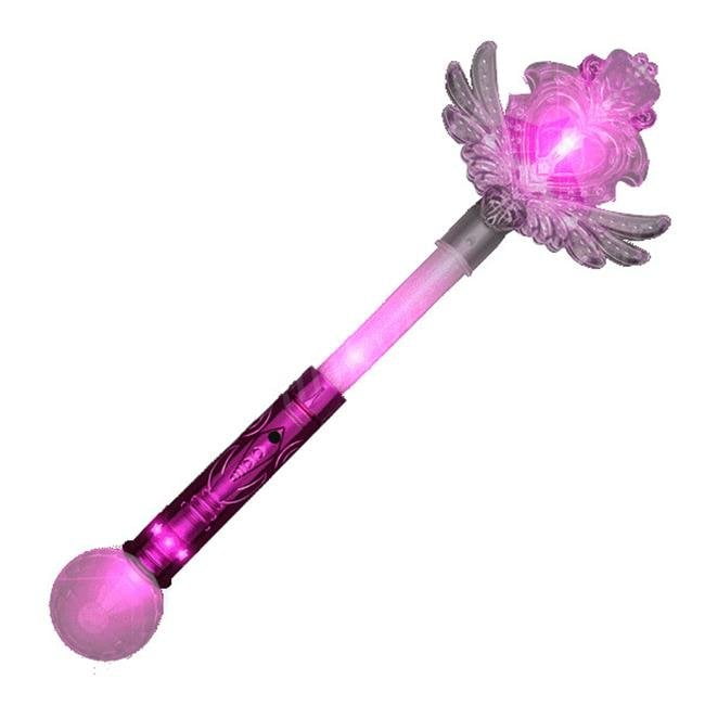 2 LIGHT UP FAIRY WAND WITH MOVING WINGS musical novelty fairies TOY princess 