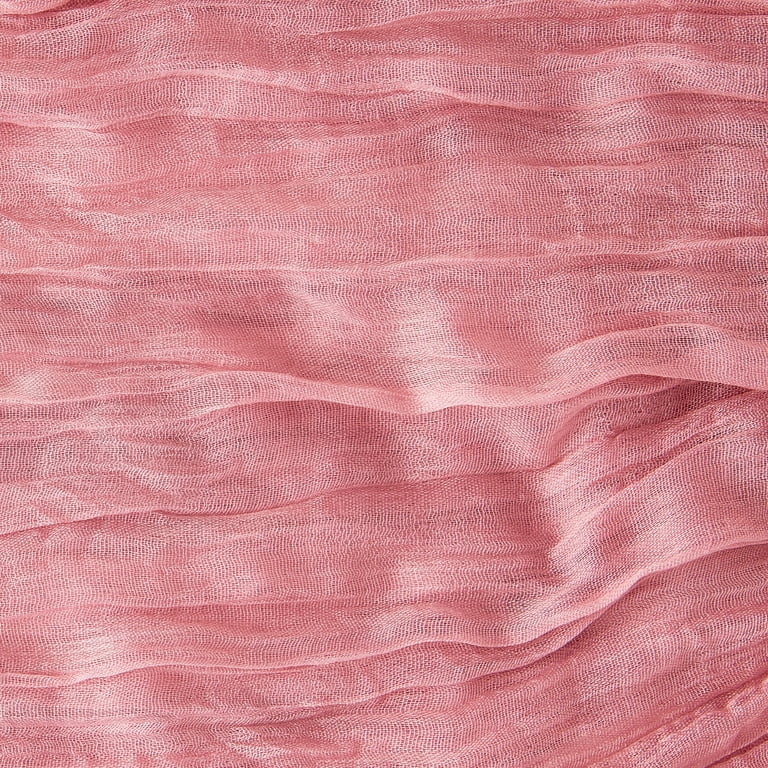 Way To Celebrate Pink Gauze Fabric Table Runner photo 5