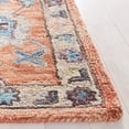 thumbnail image 3 of SAFAVIEH Blossom Moema Floral Area Rug, Rust/Blue, 8' x 10', 3 of 7