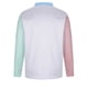 thumbnail image 3 of Blusa y camisa de manga larga con cuello vuelto para hombre, informal, con botones y bloques de color, de poliéster., 3 of 4