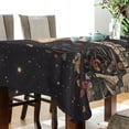 thumbnail image 4 of Yayeee Tablecloths for Rectangular Tables 54 x 54 inch Party Table Cover, Skeleton with Flowers Pattern, 4 of 6