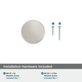 thumbnail image 4 of Amerock Balon 1-1/8 inch (29mm) Diameter Satin Nickel Cabinet Knob, 4 of 6