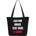thumbnail image 3 of Custom Tote Bag With Logo Photo, Custom Bag, Personalized Shopping Bags Reusable Grocery Bags Bulk For Work Travel Gifts, 3 of 8