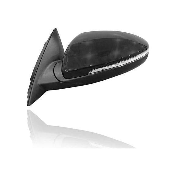 Door Mirror - Compatible/Replacement for '19-21 Kia Forte Sedan EX - Powered, Heated, With Signal Lamp & Blind Spot, Unpainted - Left Hand - Driver - 87610M7070