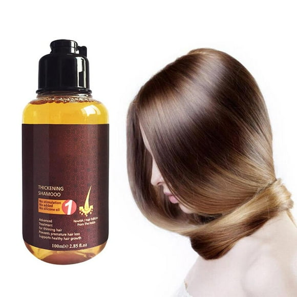 Ruiboury 100ml Herbal Ginger Hair Shampoo Essence Oil for Hair Loss and Helping Hair Regrowth