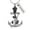 Customize, variant on Rose Flower & Anchor Urn Necklace for Ashes Stainless Steel Cremation Ashes Jewelry for Human Pet