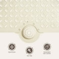 thumbnail image 3 of OTHWAY Non-Slip Bath Mat for Tub with Hair Catcher, 39"x17" Long Shower Mat, Large Drain Holes, Machine Washable Gripper Tub Mat (Beige), 3 of 11