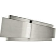 thumbnail image 4 of Titanium Brushed And Polished Cz Signet Ring (Size 9) Made In China tb427-9, 4 of 6