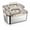 2 Packs, variant on Airtight 316 Stainless Steel Bread Box with Lid & Handle, Time Recording Bread Storage Container, Dishwasher Safe Bread Keeper for Homemade Bread Loaf