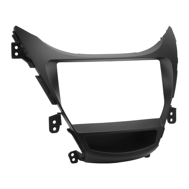 9 Inch Car Radio Stereo Fascia GPS Navigation Panel Frame for Elantra 2011–2014 Black ABS Material