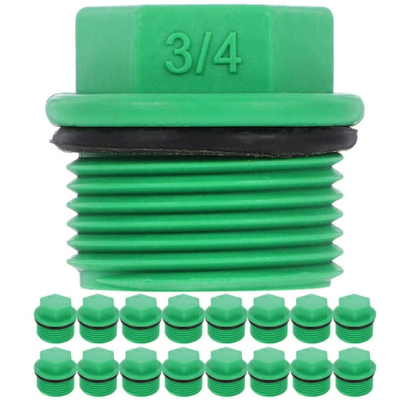 unbranded 20PCS Garden Hose End Caps Pipe Connector Water Pipe Stopper Plug 3/4 Inch Hose End Cap Patio Hose End Caps Replacement Garden Hose Ends