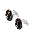 thumbnail image 2 of Bee Elegant Cufflinks Set for Men, Stainless Steel, for Formal Attire, Weddings and Business Meetings, 2 of 6
