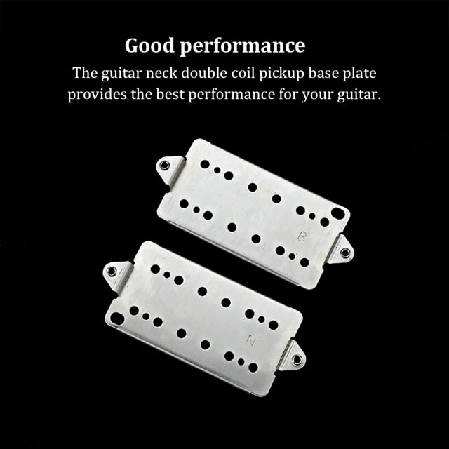 2 Pièces Léger Encolure Pont Espacements Métal Micro Pole Espacements Humbucker Rouille Guitare Micros Plaque de Base Plaque de Base de Remplacement