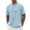 xx-Light Blue20, variant on XIAONU Script Letter Print Raglan Crew Neck T Shirt for Men Loose Fit Casual Daily Street Short Sleeve Tee