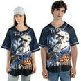 thumbnail image 4 of Happy Halloween Dalmatian Witch Pumpkins Bats All Over Print 3D Baseball Shirt Dog Lover Softball Sport - 13012, 4 of 6
