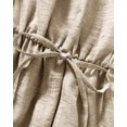 thumbnail image 4 of ZOELNIC Women's Sleeveless Jumpsuit - Spaghetti Strap Casual Romper with Drawstring, Summer Vacation & Resort Outfit, S, 4 of 8