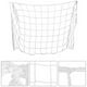 thumbnail image 4 of Red de portería de fútbol Sunnimix polietileno 3mx2m, 4 of 8