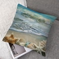 thumbnail image 7 of Shiartex Beach Body Pillow Cover Summer Starfish Seashell on Beach Nautical Pillow Case with Zipper Decorative Bedding Pillowcase Coastal Pillow Covers Soft Cushion Pillow Case for Bedroom,2pcs, 7 of 7