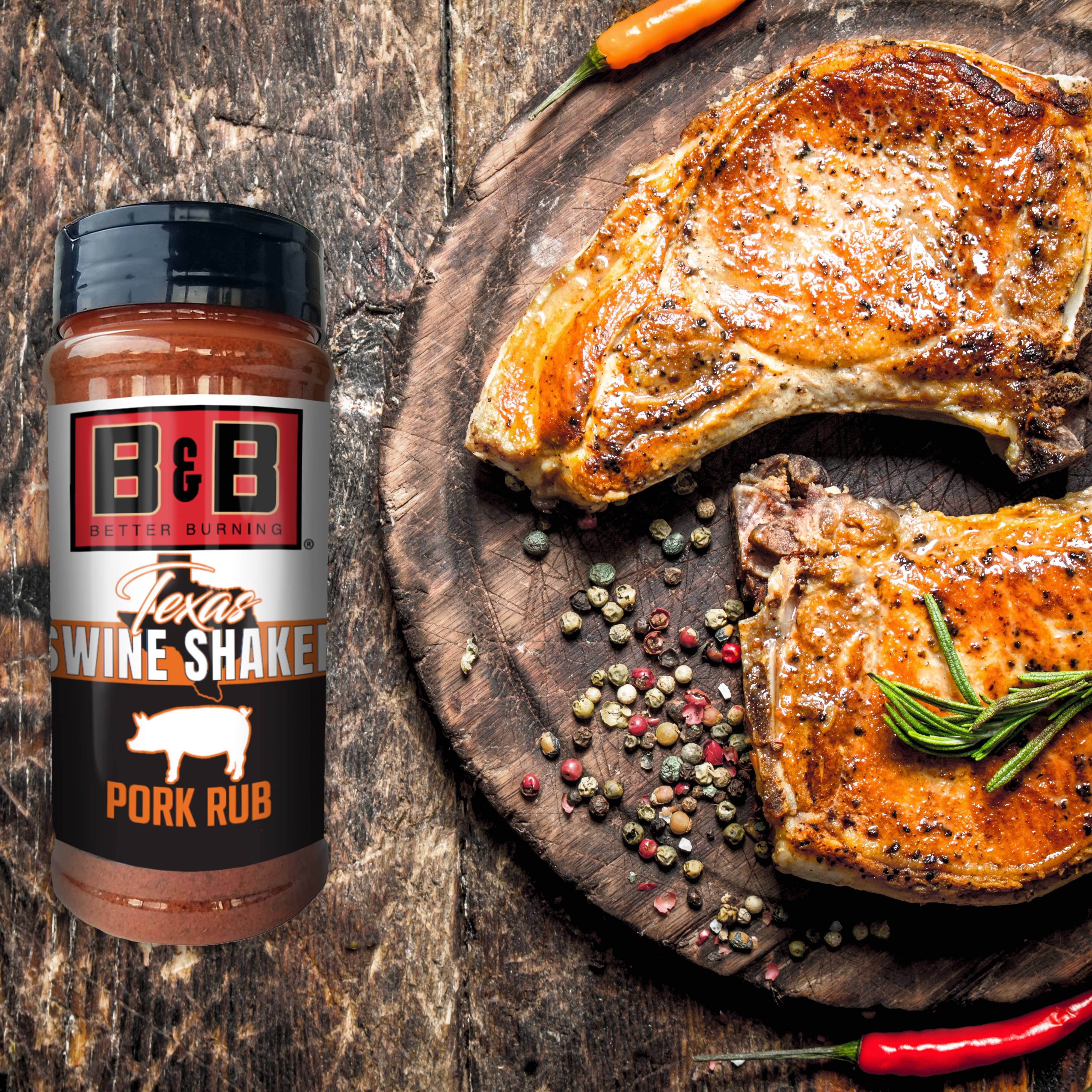 B&B Charcoal Texas Swine Shaker Seasoning