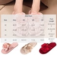 thumbnail image 3 of Xfvqtps Womens Corduroy Open Toe Slide Slippers Warm Flat House Shoes for Bedroom Living Room Fall Winter Cozy Indoor Comfortable Footwear, 3 of 6