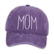 thumbnail image 5 of Gorra de béisbol bordada para mamá, regalo para el Día de la Madre, moderna, ajustable, elegante, para verano. Púrpura, 5 of 9