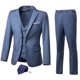 thumbnail image 1 of Suit Mrbuerly XS3630 de 3 piezas, vaquero ajustado, azul, para hombre, 1 of 6