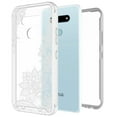 thumbnail image 2 of LG Stylo 6 Case, KAESAR Graphic Design Shockproof Impact Resistant Protective Full-Body Rugged Clear Hybrid Bumper Case for LG Stylo 6 (Lace Flower), 2 of 5
