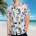 thumbnail image 5 of High Quality Hawaiian Shirts for Men Short Sleeve Aloha Beach Shirt Floral Summer Casual Button Down Shirts Blouses OZO69T, 5 of 7