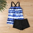thumbnail image 4 of DISKEBUISS Women's and Women's Plus Tankinis Print Swimsuit Swim Suits with High Waisted Bottom S-5XL, 4 of 6