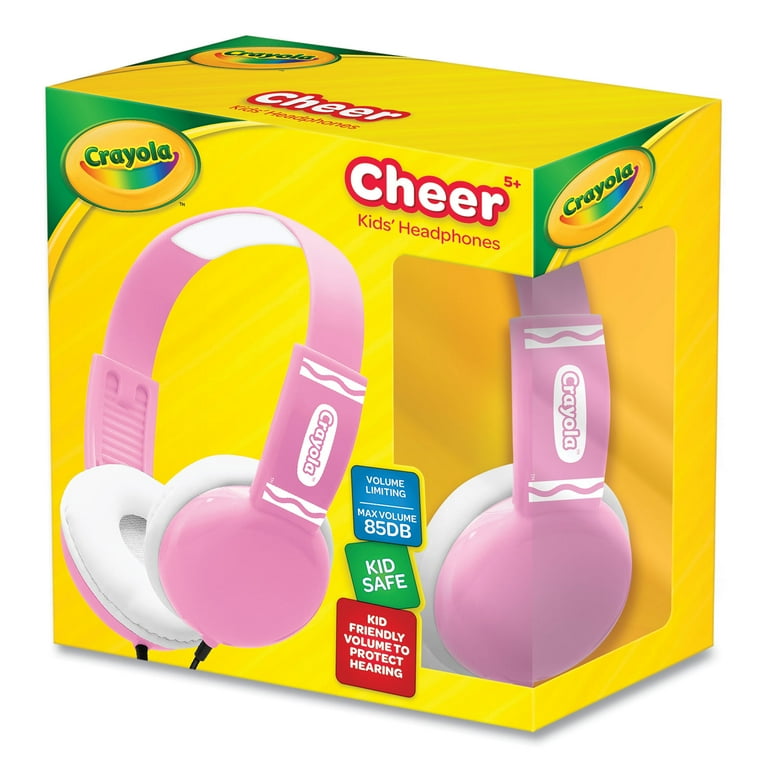 Cheer Wired Headphones, Pink/White Cheer Wired Headphones, Pink/White